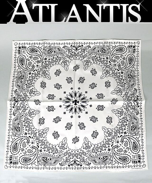 楽天市場】CHROME HEARTSクロムハーツシルクバンダナ white