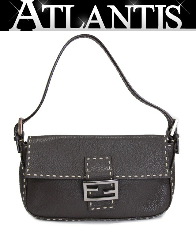 激レア　フェンディ　マンマバケット　ハンドバッグ　シルバー　ガンメタ 激レア フェンディ マンマバケット ハンドバッグ シルバー ガンメタ