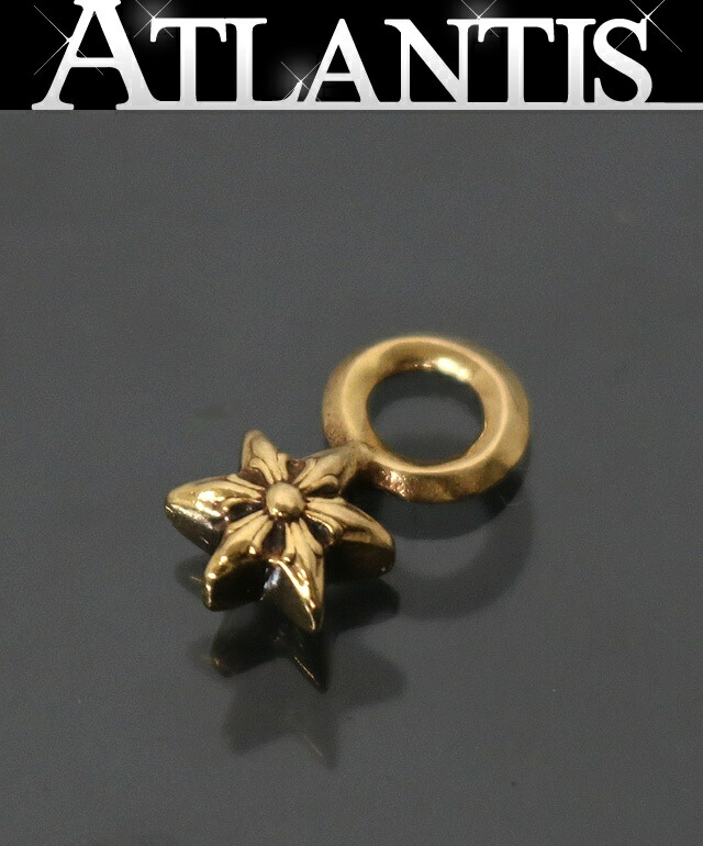 クロムハーツ スターチャームネックレス 革紐付き クロムハーツスター