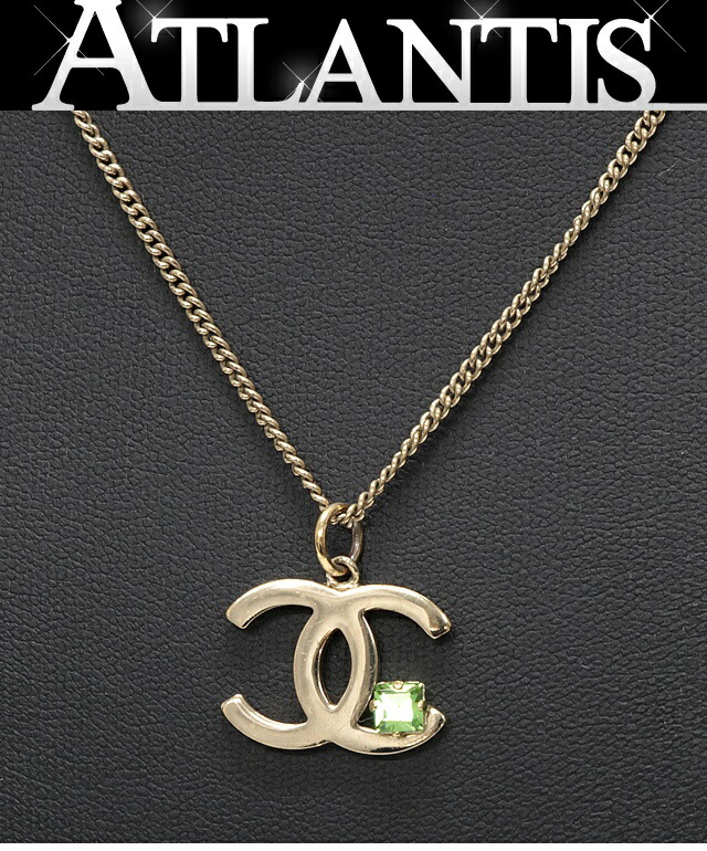 楽天市場】シャネル CHANEL キラキラ ココマーク ネックレス シルバー
