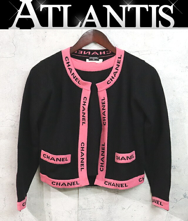 楽天市場】シャネル 95Aカメリアリボンモチーフ入カシミアニット
