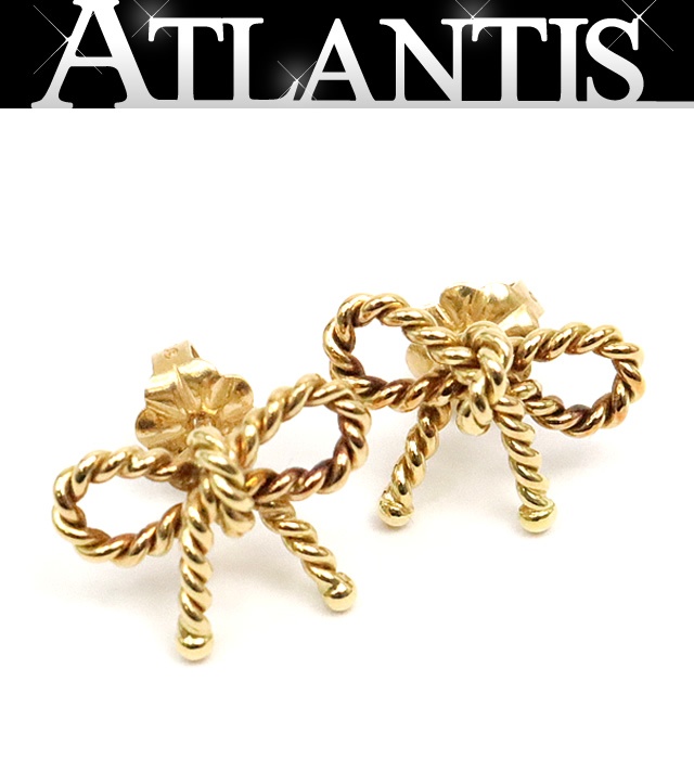 楽天市場】TIFFANY & Co. ティファニー リボンモチーフ ピアス SLV925