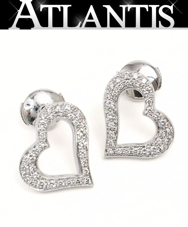 楽天市場】【美品】ピアジェ PIAGET ライムライトピアス ハート K18