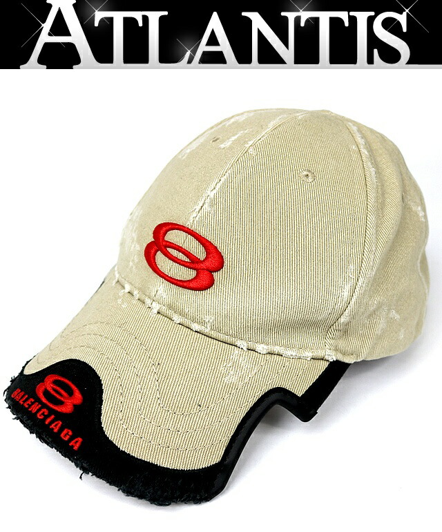 楽天市場】BALENCIAGA バレンシアガ HAT LOGO VISOR CAP/ヴィンテージ