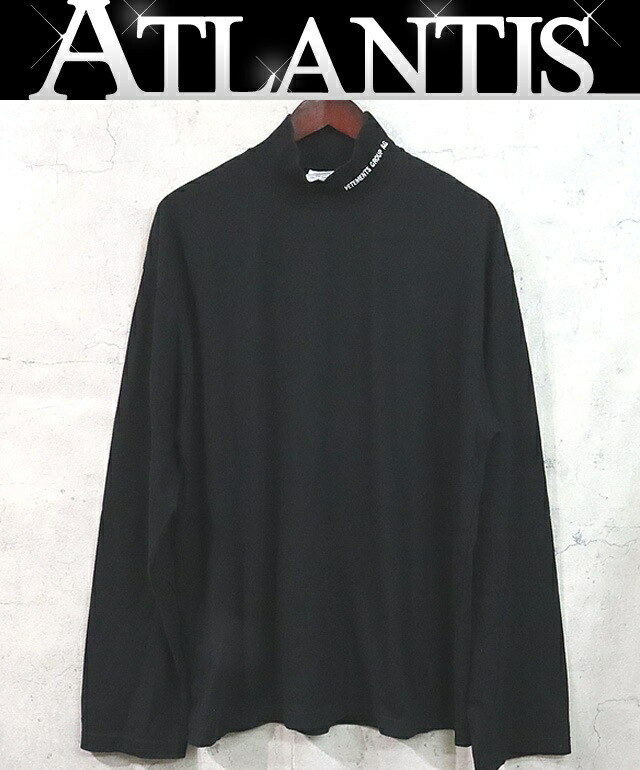 楽天市場】ヴェトモン アナーキーゴシックロゴ ニット メンズ