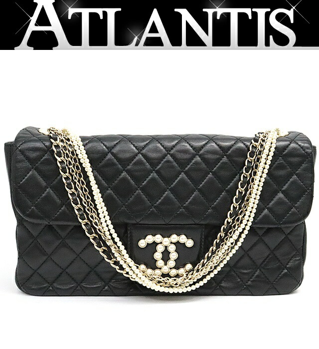 楽天市場】美品 シャネル CHANEL マトラッセ25 Wフラップ ショルダー