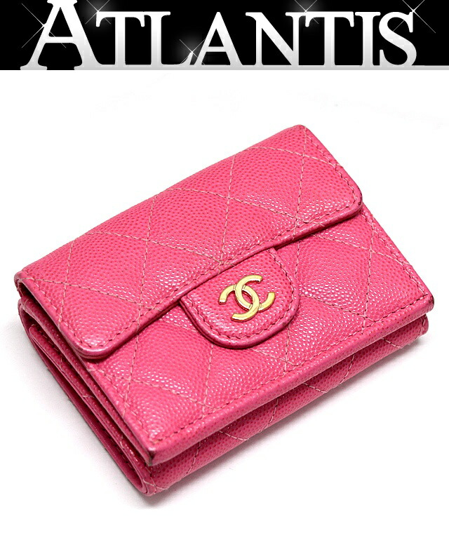 楽天市場】シャネル CHANEL マトラッセ スモールフラップ ウォレット