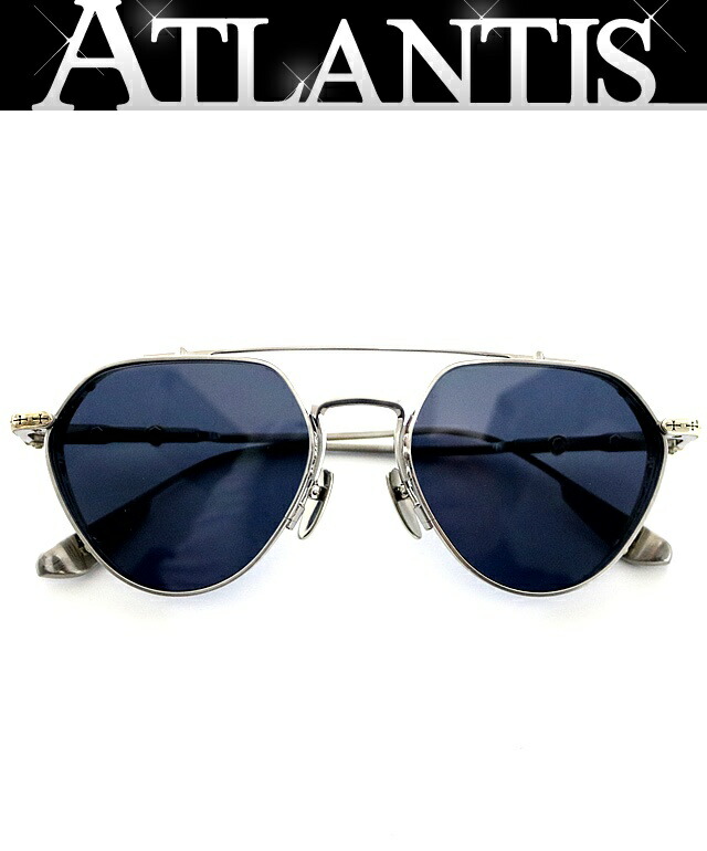 CHROME HEARTS 銀座店 クロムハーツ 【FREE RIDE】 黒眼鏡 眼鏡 アイウェア メンズ SV925 黒系/しろがね色 101032