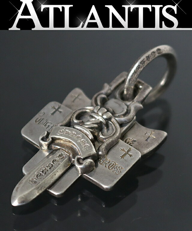楽天市場】CHROME HEARTS 3 TRINKETS PENDANT クロムハーツ スリート