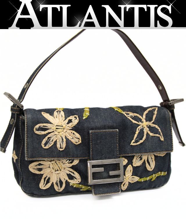 フェンディ FENDI マンマバケット ワンショルダーバッグ デニム×パイソン 白×黄色 【73090】 楽天市場】フェンディ FENDI マンマバケット ワンショルダーバッグ