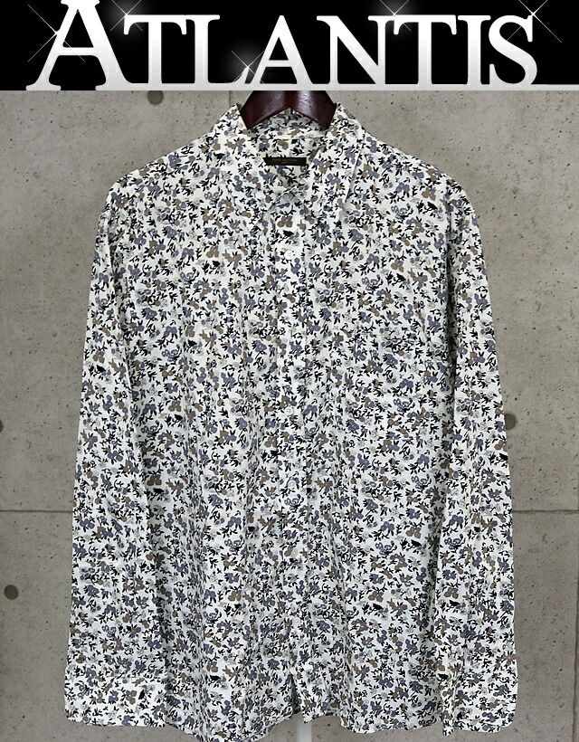 【楽天市場】Louis Vuitton 銀座店 ルイヴィトン 花柄 長袖シャツ メンズ size:XL 白系 101309：アトランティス