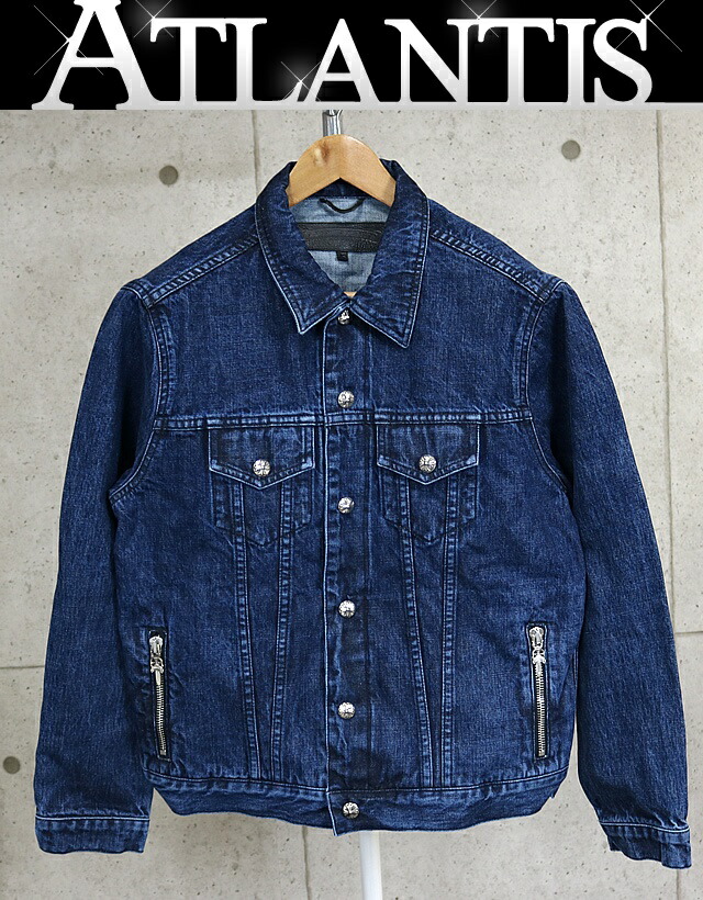 楽天市場】CHROME HEARTS LARGE BLACK DENIM SHIRT クロムハーツ