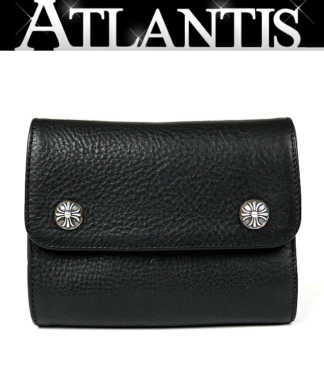 楽天市場】CHROME HEARTS MINI WAVE WALLET CROSS BUTTON クロムハーツ