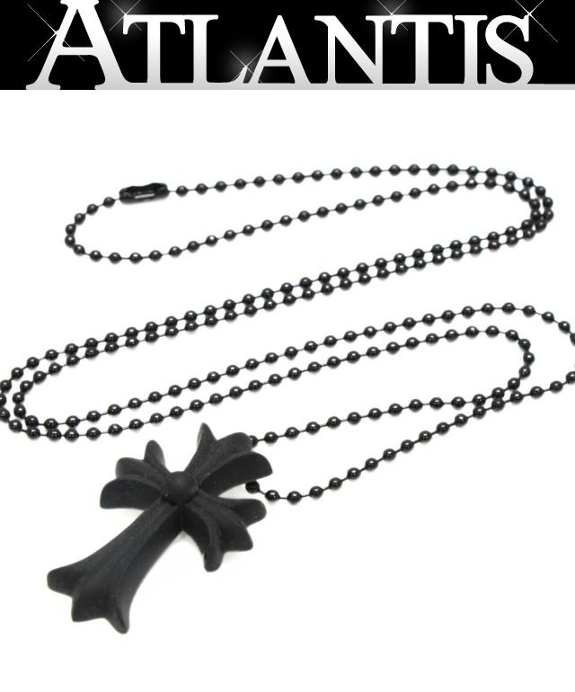 楽天市場】クロムハーツ【CHROMEHEARTS】【ブラック】ラバーCHクロス