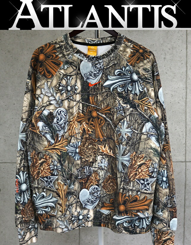 CHROME HEARTS 新宿店 クロムハーツ 未当て嵌める ×NIKE NOCTA DRAKE 労働者の一団のど首 汗水 メンズ size:M マルチ色つや 30631