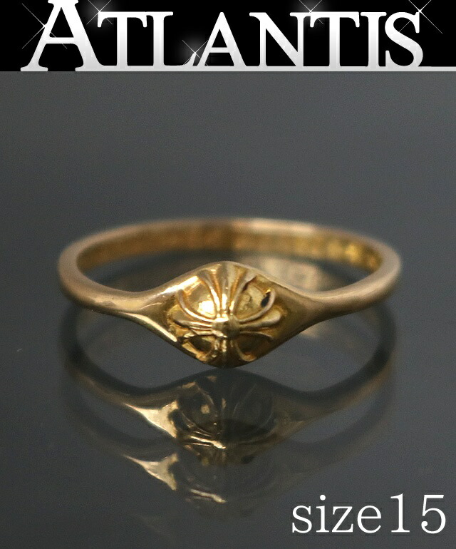 楽天市場】CHROME HEARTS 22K 3 STARS BUBBLEGUM RING クロムハーツ