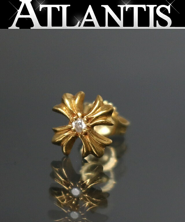 楽天市場】クロムハーツ ピアス メンズ CHクロス ファット スタッド