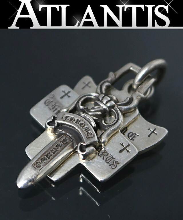 CHROME HEARTS 銀座店 クロムハーツ スリートリンケッツ 惹き付ける シャンデリヤ メンズ しろがね色 SV925 101660