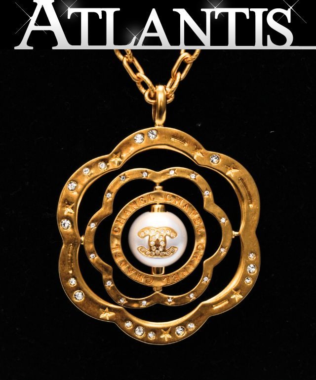 楽天市場】極美品 シャネル CHANEL ハートモチーフ パールネックレス