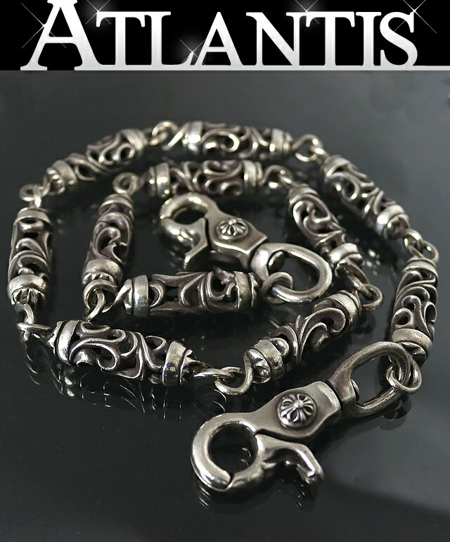 楽天市場】CHROME HEARTS WINDOW WALLET CHAIN 1 HOOK 22K クロム