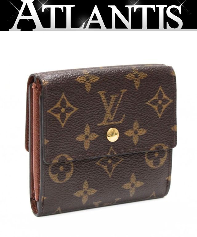 ルイヴィトン LOUIS VUITTON オポルト モネ ビエ ブーム クレディ W引っ掛かり 紙入れ モノグラム M61652 【73602】