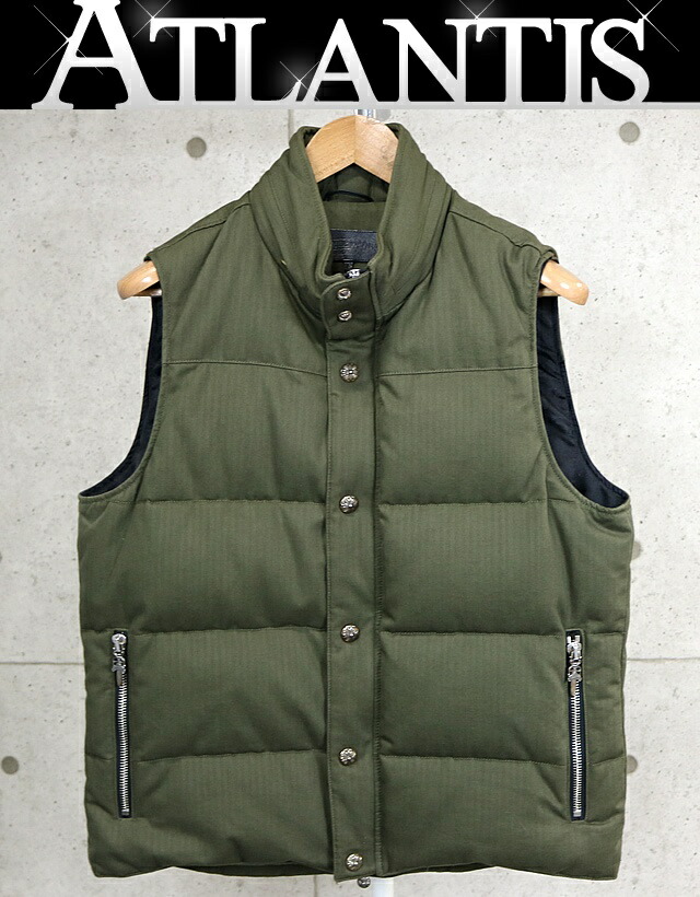 CHROME HEARTS 銀座店 クロムハーツ STIFF 落ち込むより良い はりつけ台名取り草 ダブルZIP JVP メンズ size:L カーキ 102251