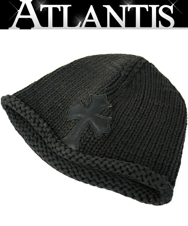 楽天市場】クロムハーツ ニットビーニー Pom-Pom シルバー クロス