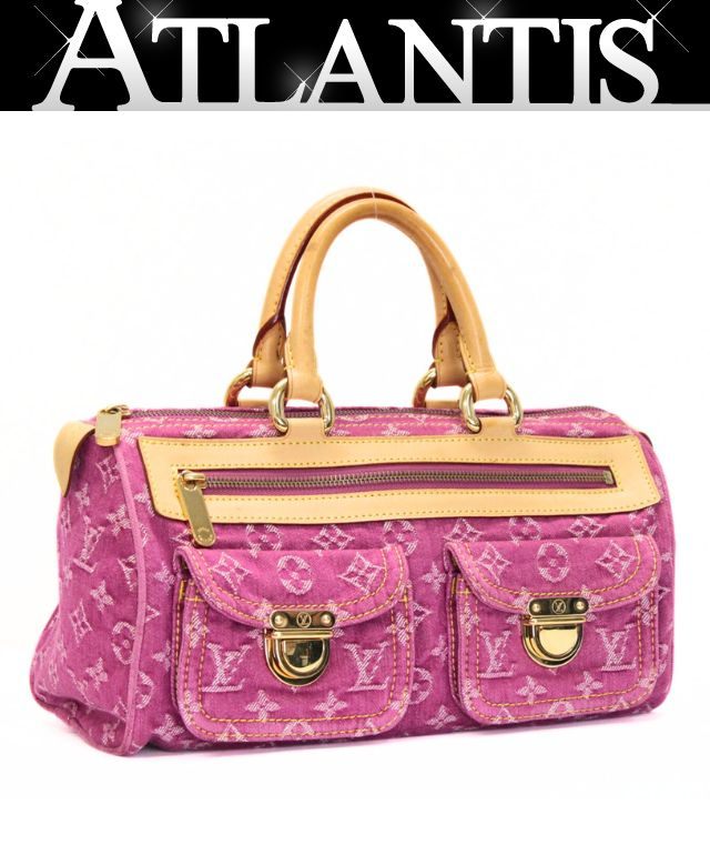 Louis Vuitton ルイヴィトン ネオスピーディ ハンドバック ボストンバッグ モノグラム・ジーンズ さくら色 M95214 【73999】