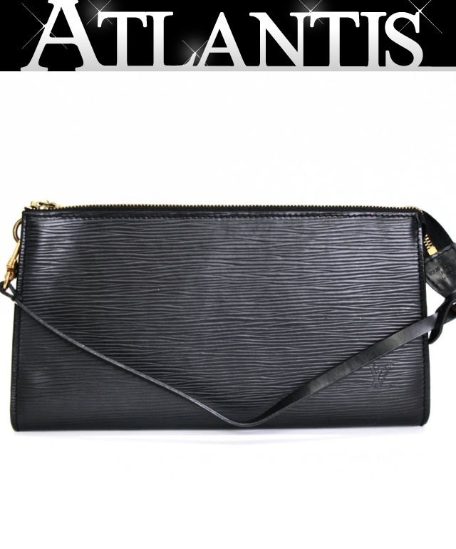 ルイヴィトン Louis Vuitton ポシェットアクセソワール 付属品合切袋 エピ 黒 M52942 【74132】