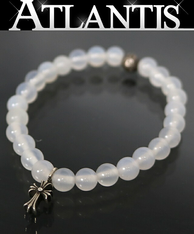 CHROME HEARTS 銀座店 クロムハーツ スタック CHはりつけ台 ビーズブレス 6粍 メンズ SV925 せつ然たる系 101870