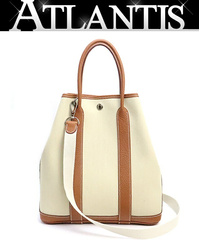 【広尾店】極美品 エルメス HERMES 苑地整理保存用具PM 2WAY御徒面子 トワルミリタリー ゴールド SV金具 Z目じるし(2021年) 【18908】