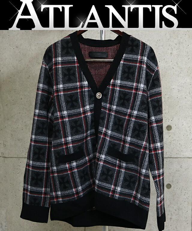 CHROME HEARTS 新宿店 クロムハーツ 新品 BIG CITY 照合のしるし柄 ジレー メンズ SV925 size:XL 黒系 30614