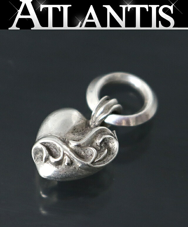 CHROME HEARTS 銀座店 クロムハーツ ハート型 シャンデリヤ 引きつける メンズ しろがね色 SV925 102849