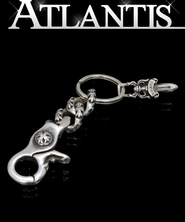 CHROME HEARTS 新宿店 クロムハーツ エクストラファンシー アフター金剛石 足がかりチェーン店 遊撃手 ダガー メンズ しろがね色 SV925 30933