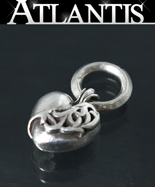 CHROME HEARTS 銀座店 クロムハーツ ハート型 シャンデリヤ ラージ シャンデリヤ 惹きつける メンズ しろがね色 SV925 102848