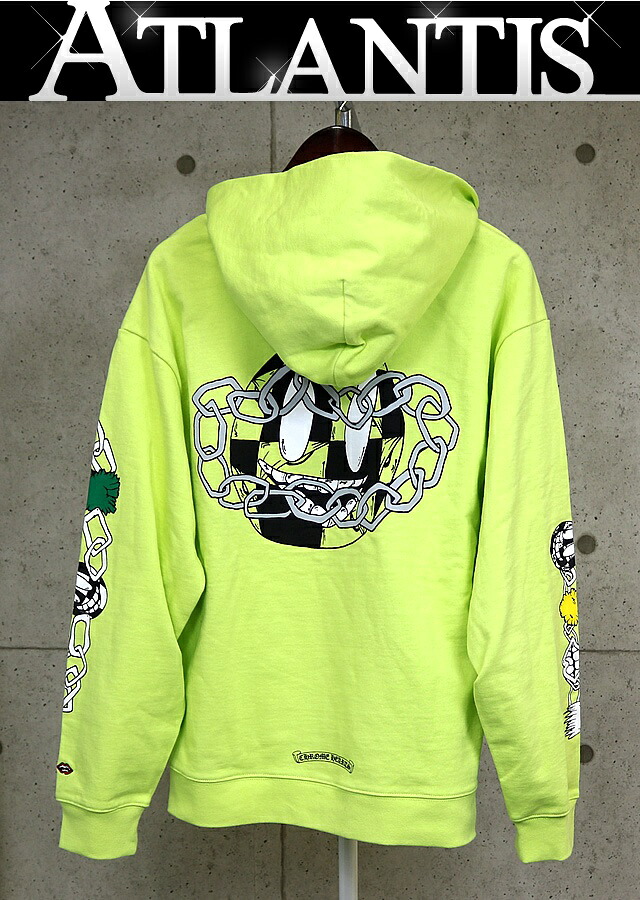 CHROME HEARTS 銀座店 クロムハーツ PPO MATTY BOY RETRO CYCLE フーディパーカー 長袖 メンズ size:XL 黄み 102900 トップス-パーカー-メンズファッション