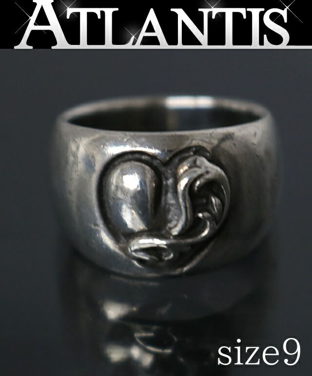 CHROME HEARTS 新宿店 クロムハーツ SALE ハート型はたご屋 ダンス楽隊 輪っか 指環 しろがね色 SV925 約9号 30746