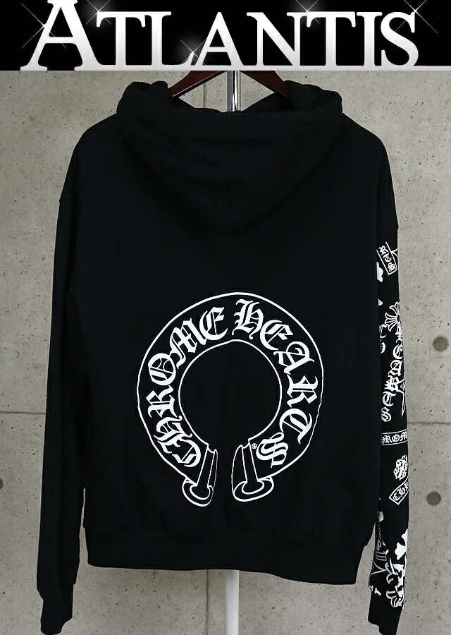 CHROME HEARTS 新宿店 クロムハーツ SALE 袖マルチ刷り上げる パーカー メンズ size:M 黒 30745
