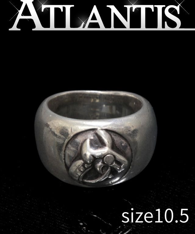 CHROME HEARTS 新宿店 クロムハーツ SALE ケルティック はたご屋 周波数帯域 輪っか 指環 メンズ SV925 約10.5号 30761