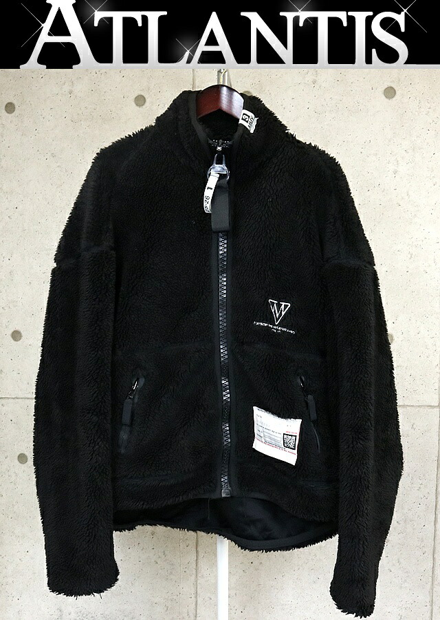 MIHARA YASUHIRO 銀座店 ミカラ ヤスヒロ 25AW 広広としたボア 上衣 ビッグチャック メンズ size:48 黒 102985