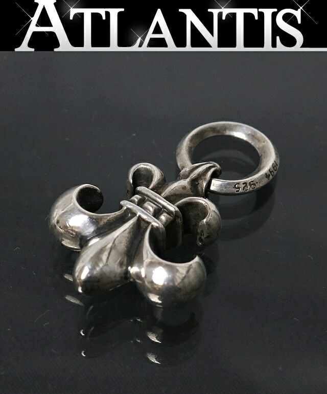 CHROME HEARTS 銀座店 クロムハーツ 年寄りの BS太陽フレア 引きつける シャンデリヤ メンズ しろがね色 SV925 103019