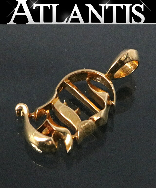 CHROME HEARTS 銀座店 クロムハーツ 書き出し付き添い人 22K ヴァーティカルロゴ シャンデリヤ 惹き付ける メンズ ゴールド 103124
