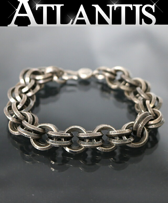 CHROME HEARTS 銀座店 クロムハーツ ダブルＢ輪っか ブレス 腕輪 しろがね色 SV925 102652