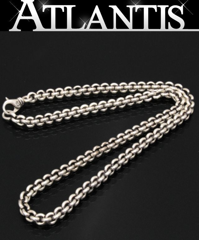 CHROME HEARTS 新宿店 クロムハーツ 勘定書き付き添い人 RS LOOP チェーン店 首飾り 18in メンズ しろがね色 SV925 30996