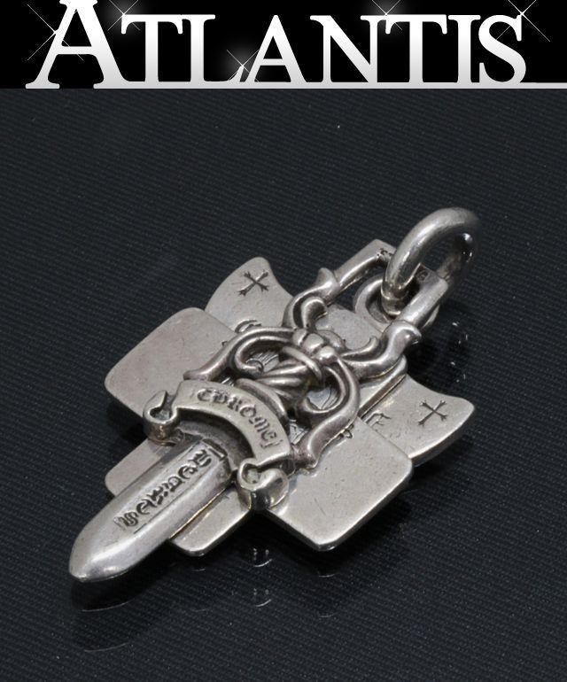 CHROME HEARTS 新宿店 クロムハーツ スリートリンケッツ 惹き付ける シャンデリヤ メンズ しろがね色 SV925 30925