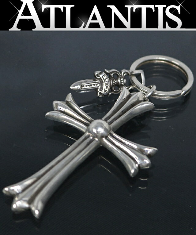 CHROME HEARTS 銀座店 クロムハーツ ラージクロス 透き間 ダガー 足がかり輪っか メンズ しろがね色 SV925 103135