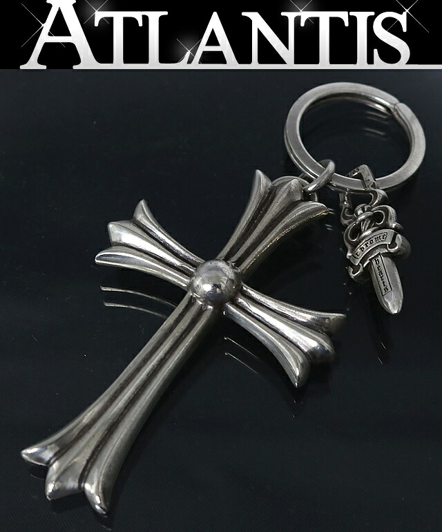 CHROME HEARTS 銀座店 クロムハーツ ラージクロス 透き間 ダガー 足がかり輪っか メンズ しろがね色 SV925 103253