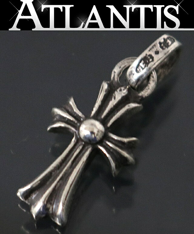 CHROME HEARTS 銀座店 クロムハーツ 新型 ベイビーファットクロスチャーム ペンダント メンズ シルバー SV925 103249|アトランティス