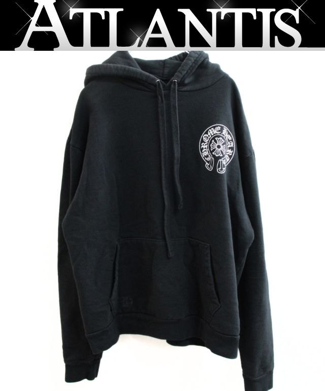 CHROME HEARTS 新宿店 クロムハーツ 日本の首都押さえる 馬沓 ティーシャツ パーカー 長袖 メンズ size:S 黒 31102