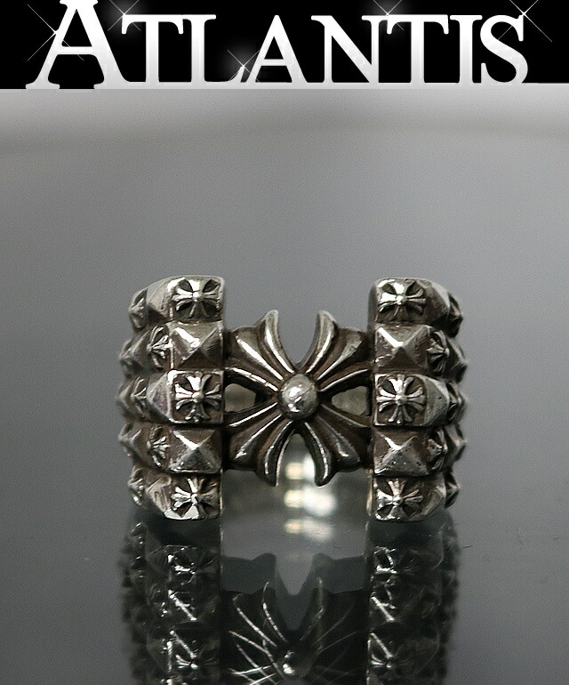 CHROME HEARTS 新宿店 クロムハーツ DECO CHつけ加える 輪っか 指環 メンズ しろがね色 SV925 約19号 【31150】
